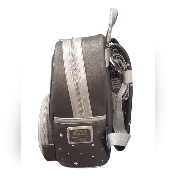 NWT Mandalorian Grogu Disney PARKS 2024 Loungefly Backpack STAR WARS - Picture 5 of 12